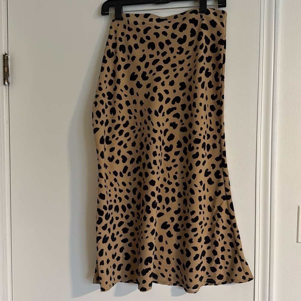 Rachel Zoe size 12 animal print skirt